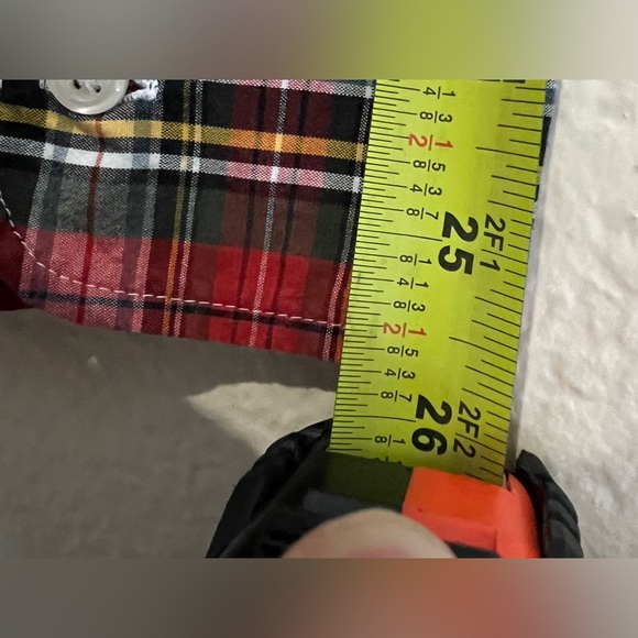 J. Crew Mens Stretch Secret Wash Chili Plaid Organic Cotton Classic Fit Medium - Picture 14 of 14